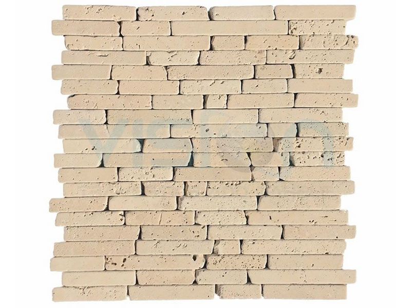 1,5xFL Classic Travertine Tumbled Mosaic